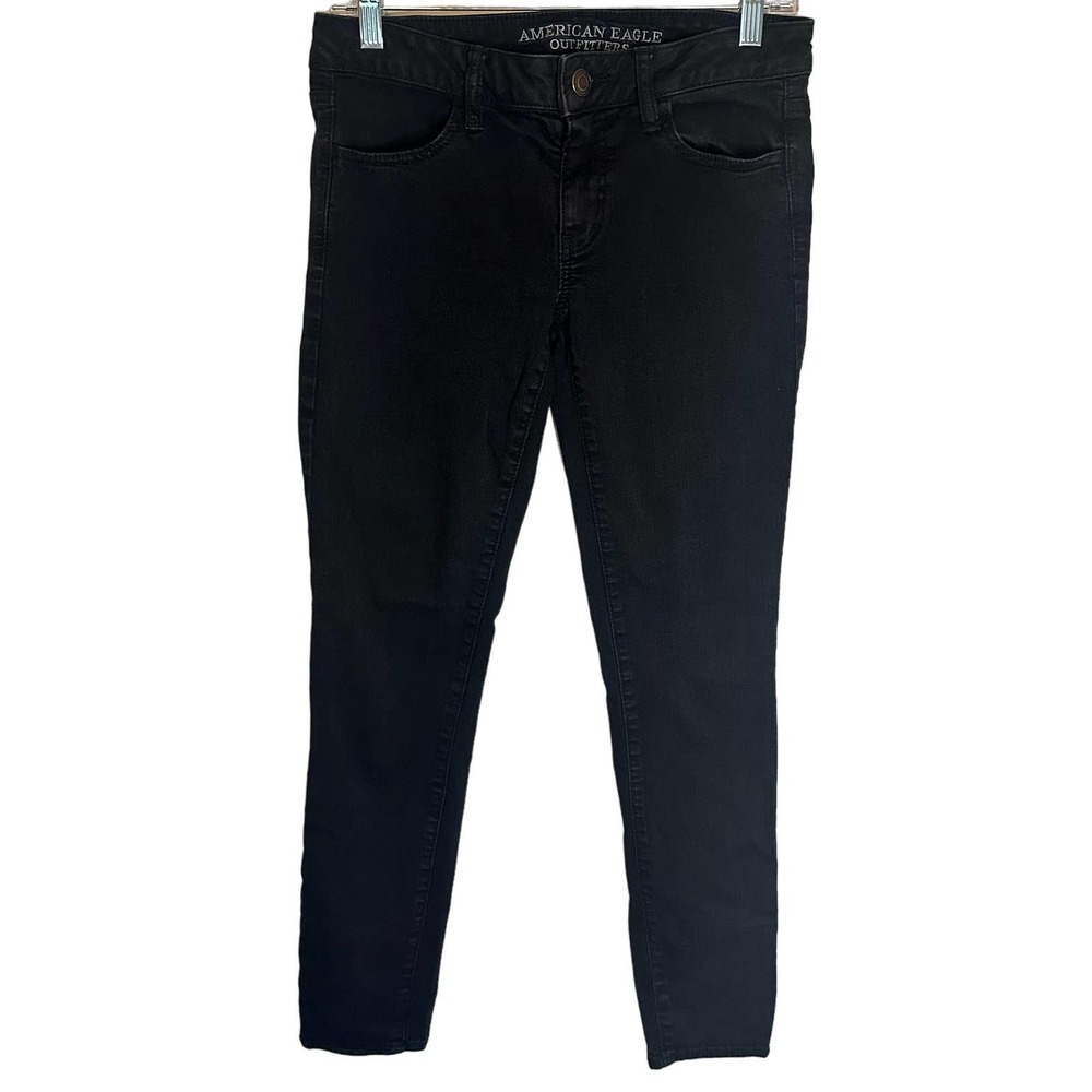 American Eagle Super Stretch Jegging Black Size 8